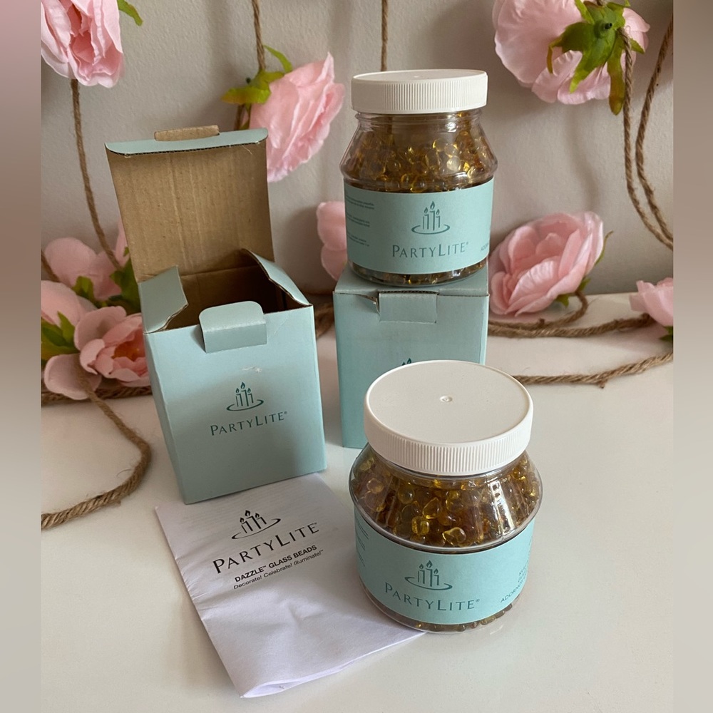 Partylite gold dazzle beads!